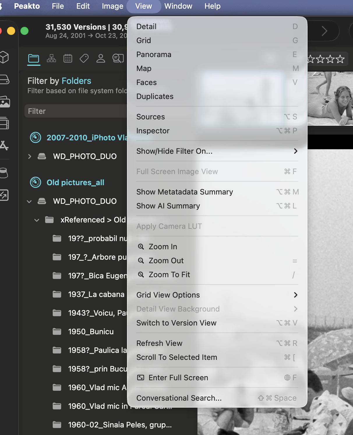 No full screen view